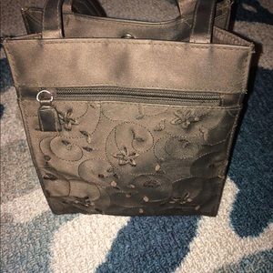 Brown two strap purse